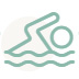 Two swimming pools at Tasneem Hotel - One for women and one for families, with private 2-hour slots available for free